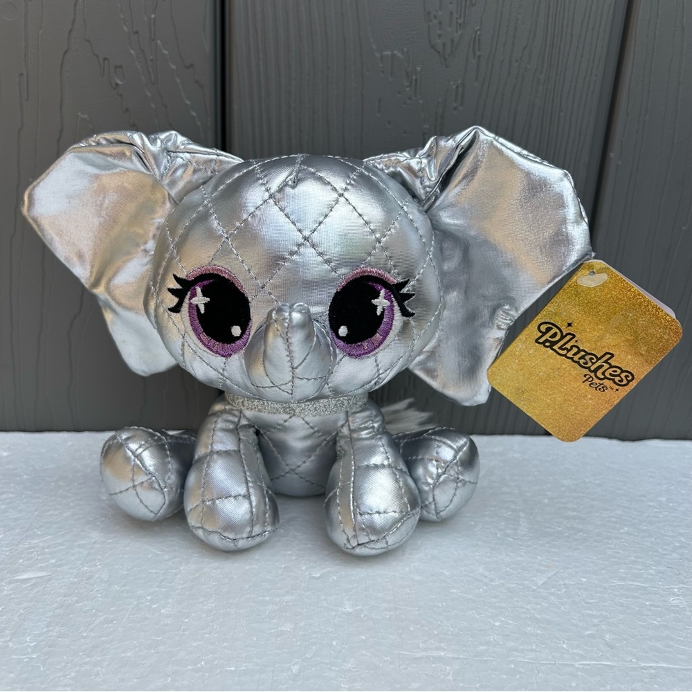 Gund P.Lushes Pets Ella L'Phante Platinum Elephant Plush Toy Limited Edition